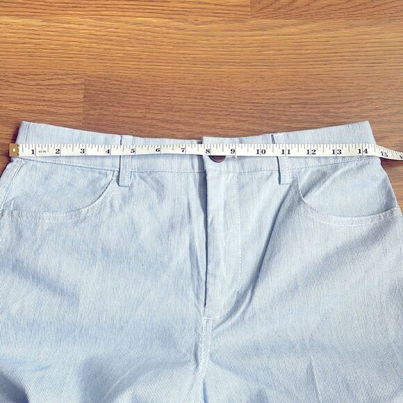 J Crew Striped high-rise wide-leg cropped pant Size 25 NWT $118!! - Picture 8 of 10